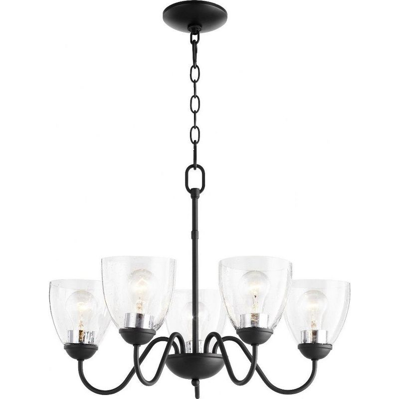 Quorum Lighting 5 - Light Chandelier in  Noir