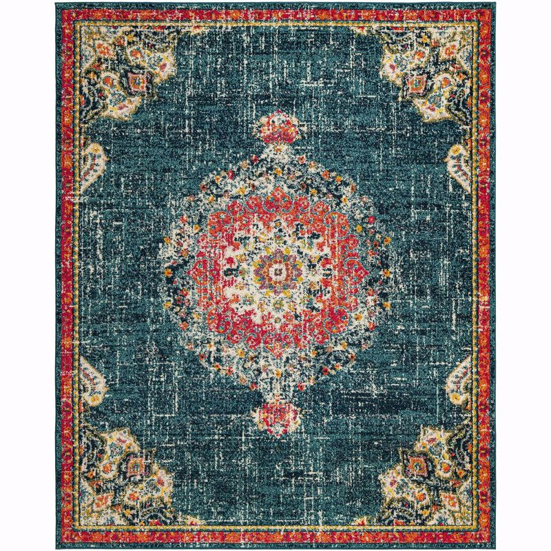 Unique Loom Penrose Collection Area Rug - Alexis (7' 10" x 10' Rectangle Blue/Gray)