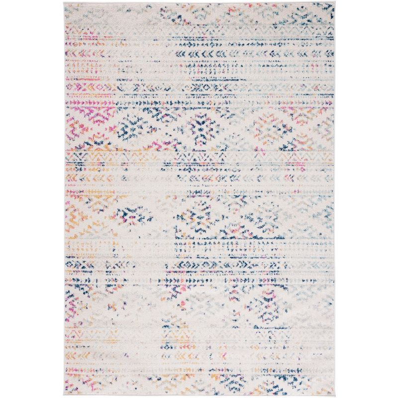 Tulum TUL272 Power Loomed Accent Rug - Ivory/Blue - 2'x5' - Safavieh.