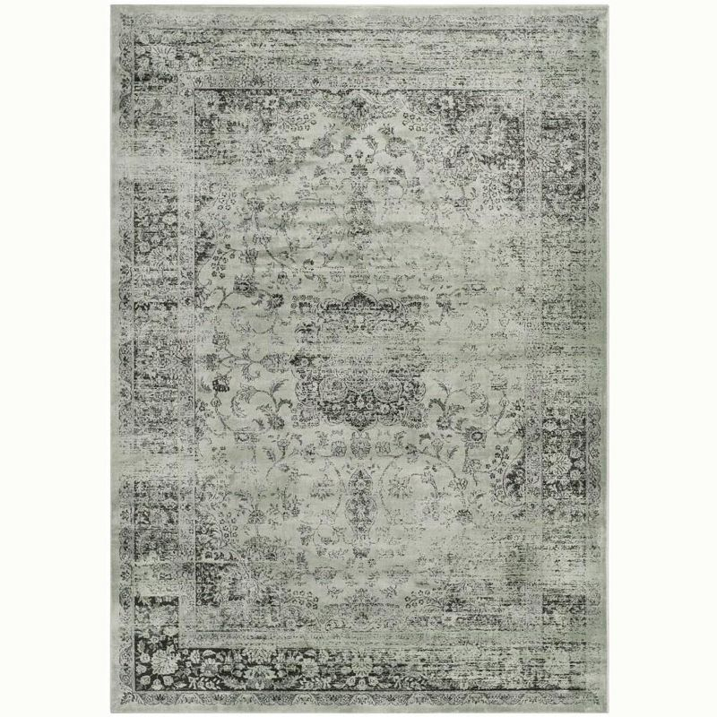 Vintage VTG113 Power Loomed Indoor Skid-Resistant Area Rug - Spruce - 4'x5'7" - Safavieh