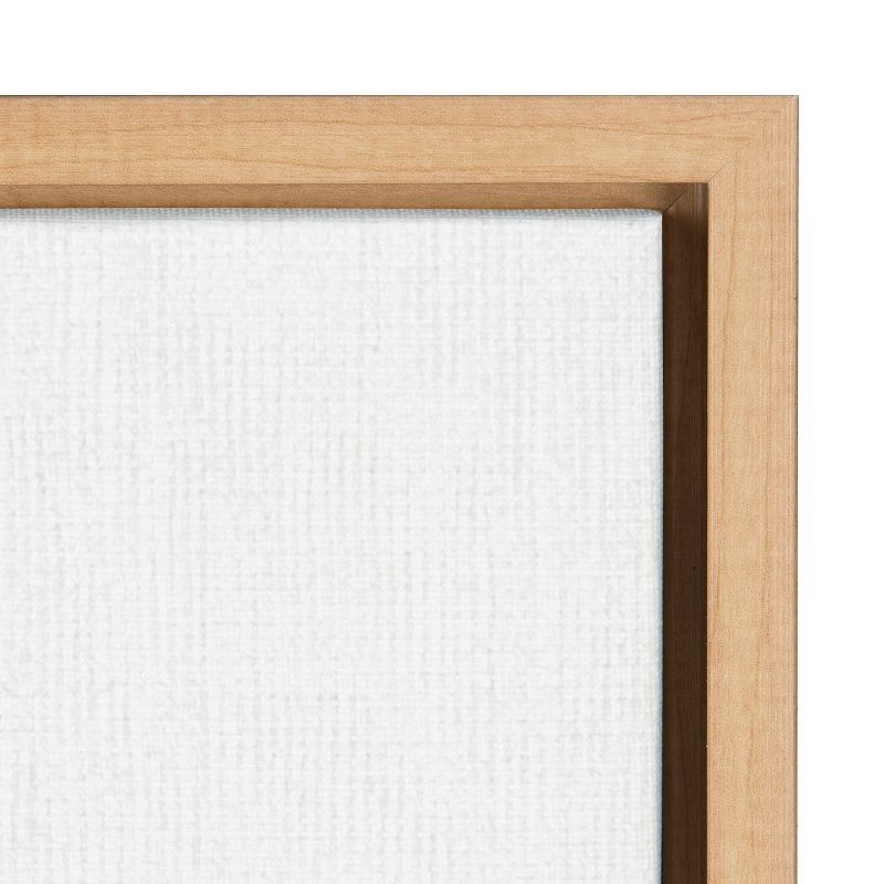 (Set of 2) 18" x 24" Sylvie Giraffe Front and Back by Amy Peterson Art Studio Natural Framed Canvas Set - Kate & Laurel All Things Decor