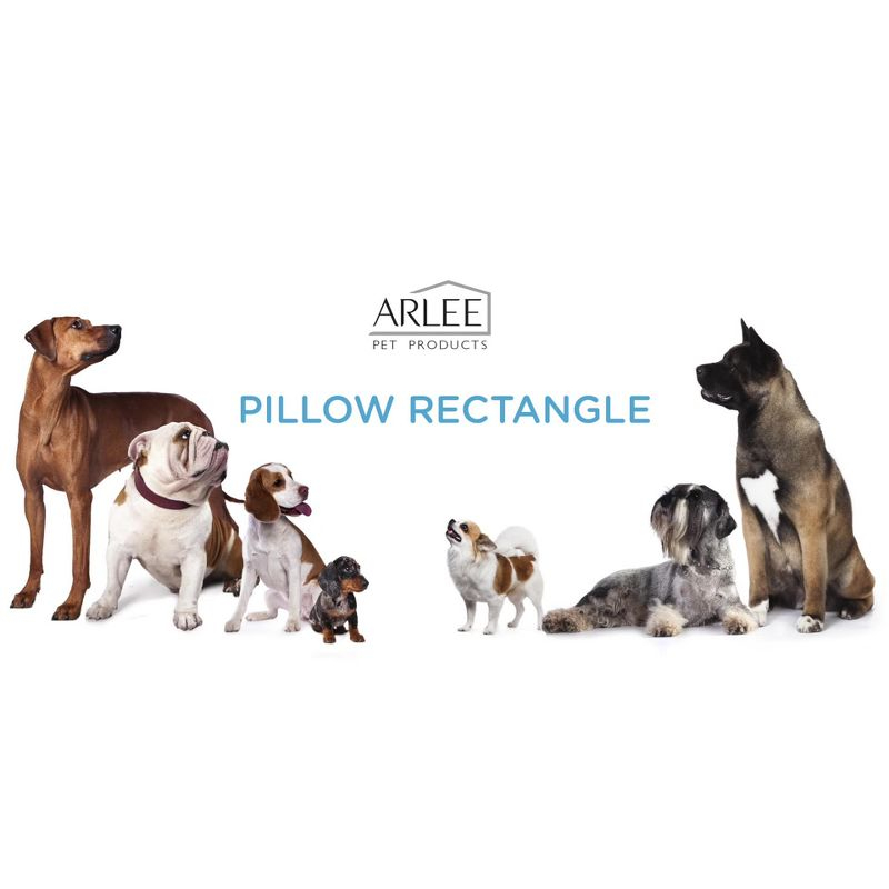 Canine Creations Pillow Ortho Rectangle Dog Bed - M - Tan