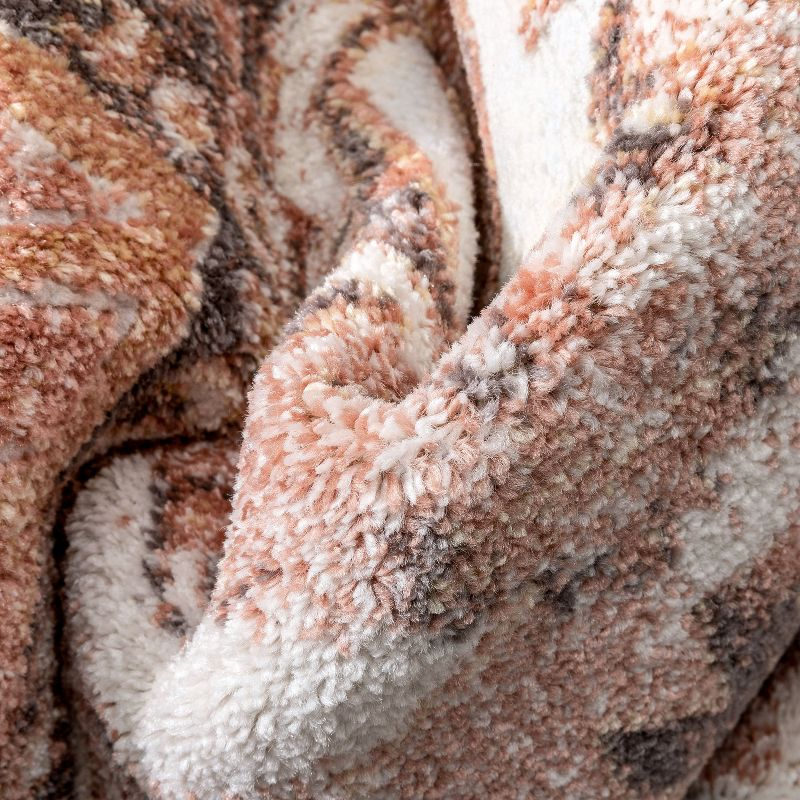 Well Woven Adilah Distressed Bohemian Patchwork 2'7" x 9'10" Runner Rose Pink Area Rug