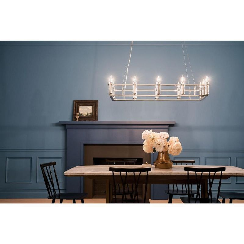 Kichler Lighting Rosalind 12 - Light Chandelier in  Polished Nickel
