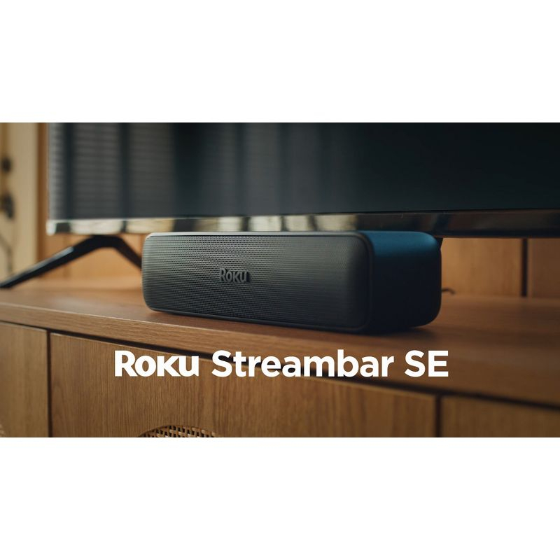Roku Streambar SE 2-in-1 TV Soundbar with Built-in Streaming, Premium Speakers, & Enhanced Speech Clarity