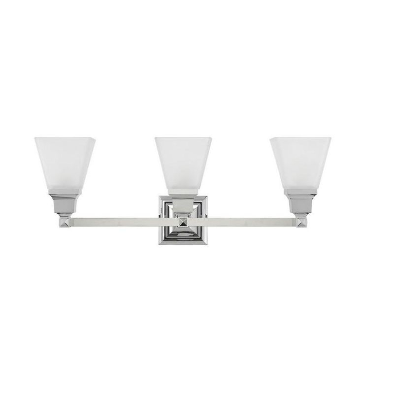 Livex Lighting Mission 3 - Light Vanity in  Polished Chrome