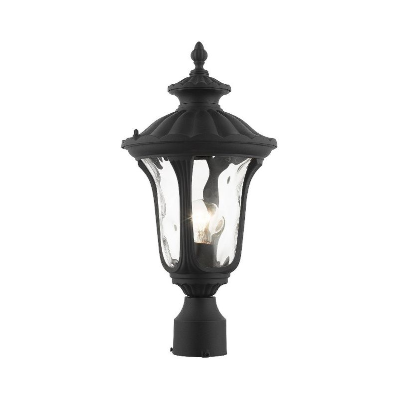 Livex Lighting Oxford 1 - Light Post Light in  Textured Black