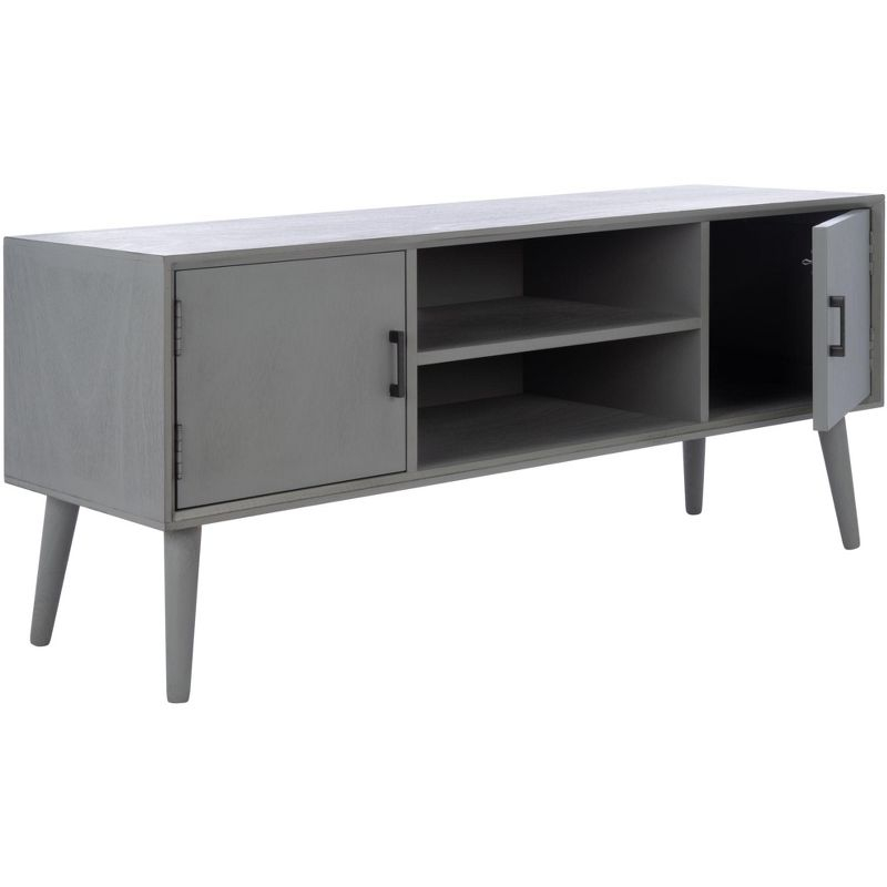 Sorrel Mid - Century Media Stand - Distressed Grey - Safavieh