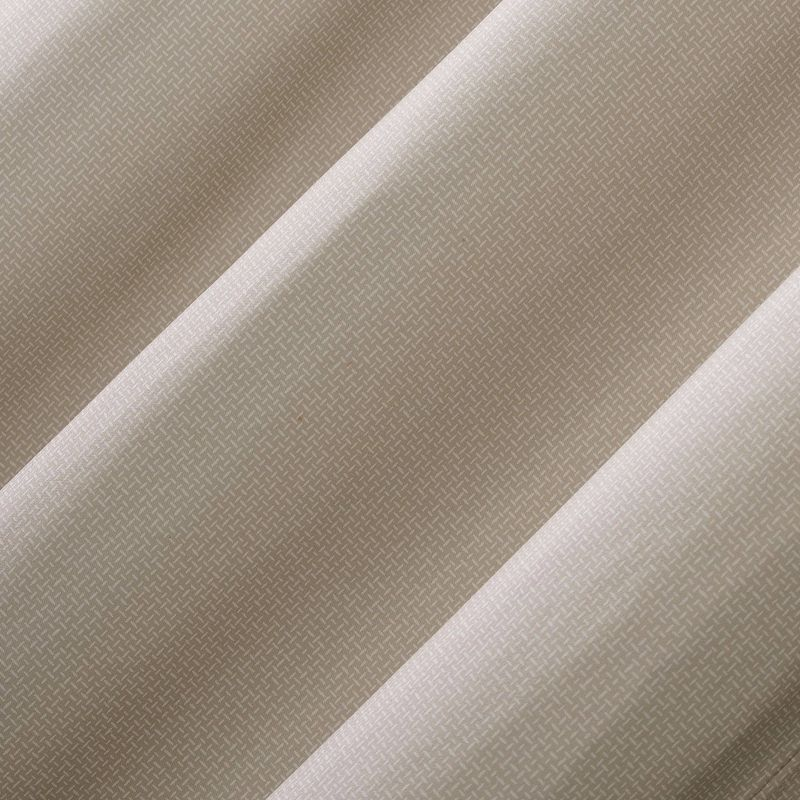 84"x40" Lindstrom Textured Draft Shield Fleece Insulated Energy Saving Grommet Top Room Darkening Curtain Panel Beige - No. 918