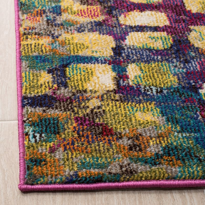 Madison MAD425 Power Loomed Indoor Area Rug - Fuchsia/Gold - 10'x14' - Safavieh