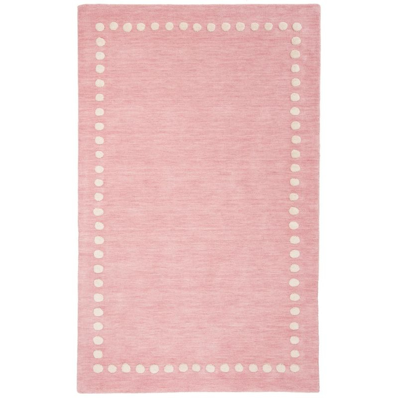 Safavieh Kids SFK802 Hand Loomed Indoor Area Rug - Pink - 5'x8' - Safavieh