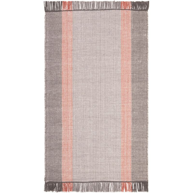 Montauk MTK301 Hand Woven Indoor Accent Rug - Terracotta/Grey - 3'x5' - Safavieh