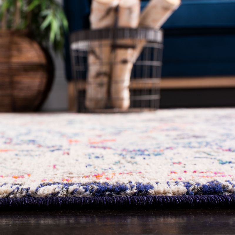 Madison MAD447 Power Loomed Indoor Accent Rug - Beige/Black - 2'2"x4' - Safavieh