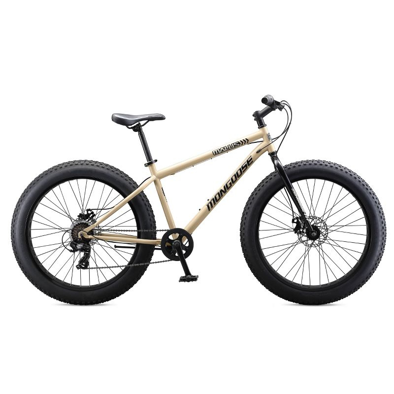 Mongoose Malus Fat Tire 26" Mountain Bike - Tan