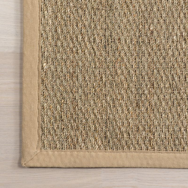 Nuloom Elijah Farmhouse Seagrass Indoor Area Rug, Round 4', Beige