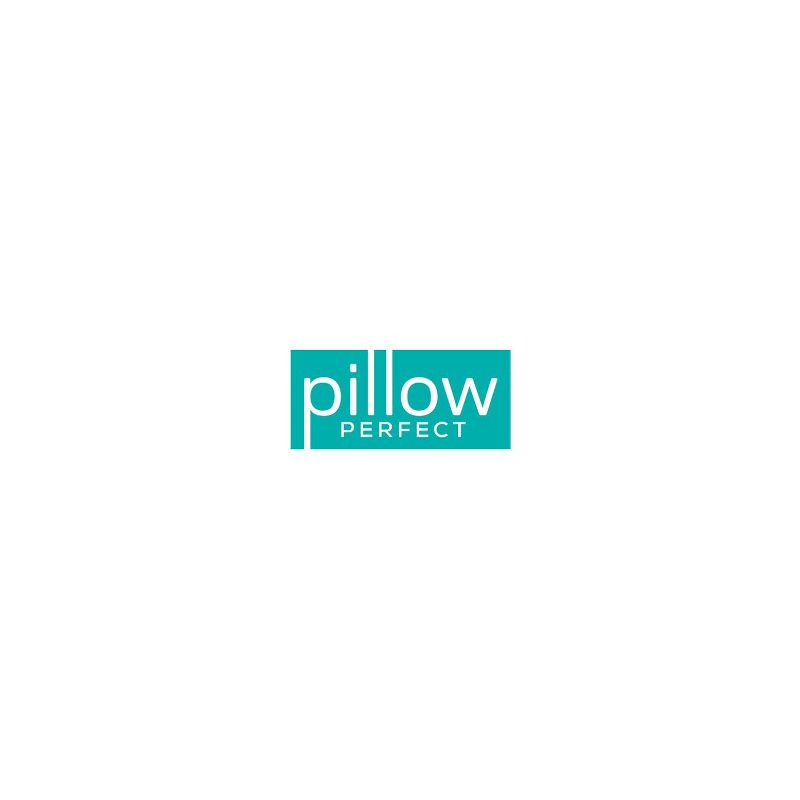 18.5" 2pk Radiance Pool Throw Pillows Blue - Pillow Perfect: Weather & Fade-Resistant, Modern Square Design, Indoor/Outdoor Use