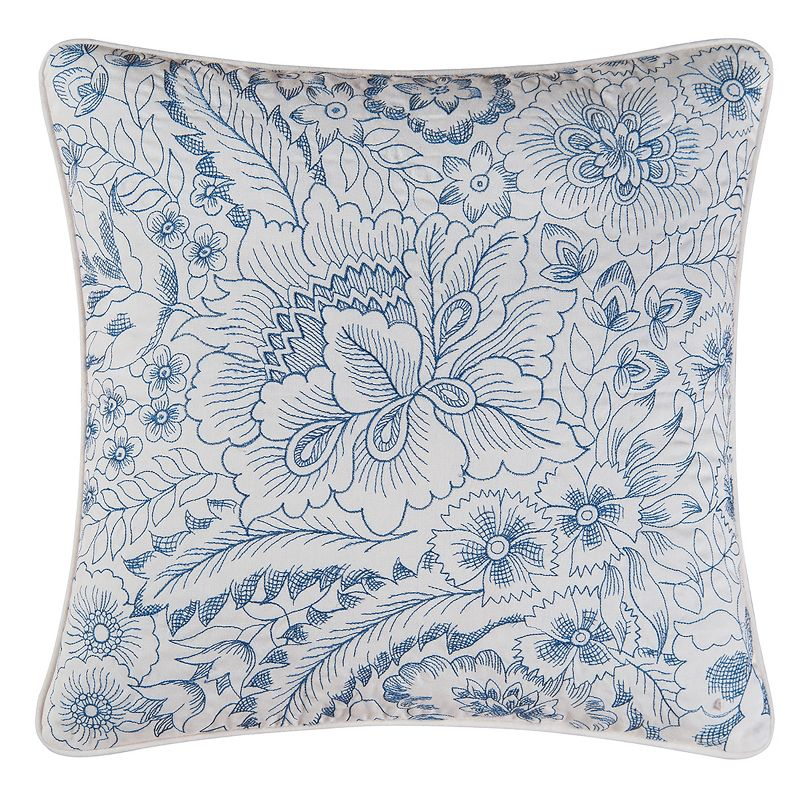 C&F Home 18" x 18"  Clementina Dusk Embroidered Throw Pillow