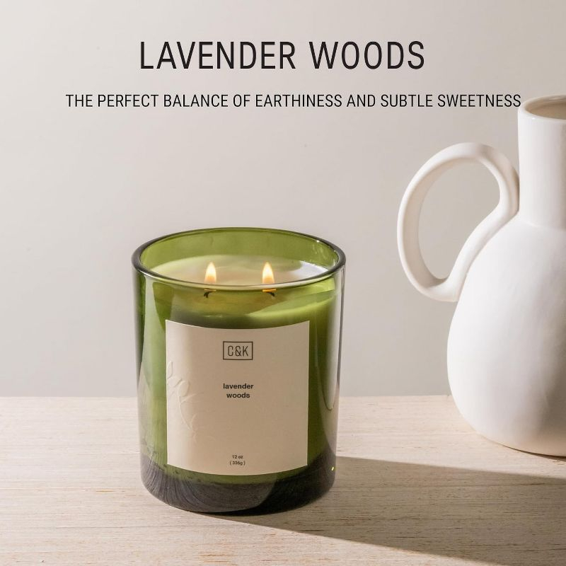 Craft & Kin Premium Soy Candle Lavender Woods