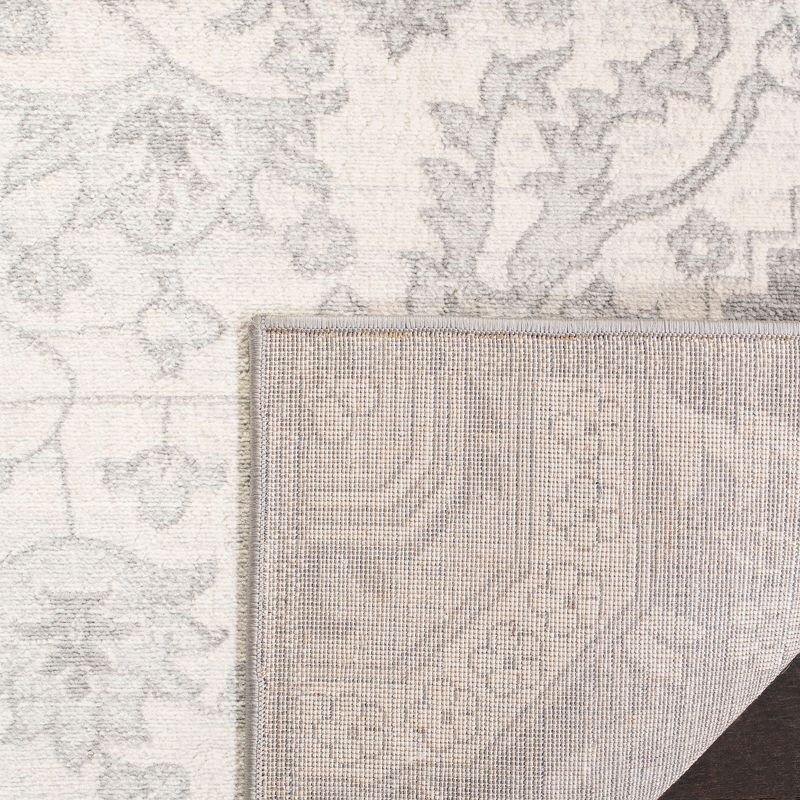 Brentwood BNT816 Power Loomed Indoor Area Rug - Grey/Cream - 8'x10' - Safavieh