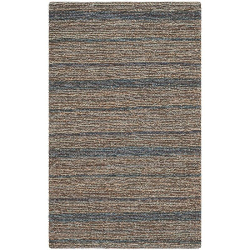 Organic ORG115 Hand Knotted Accent Rug Blue 3' X 5' - Safavieh.