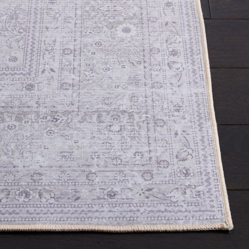 Tucson TSN199 Power Loomed Machine Washable Area Rug - Beige/Beige - 6'x9' - Safavieh.