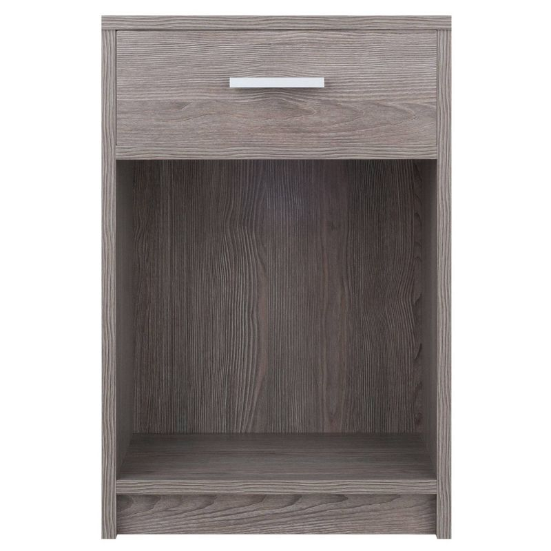 Rennick Accent Table Ash Gray - Winsome: Sturdy Side Storage, Home Office Compatible