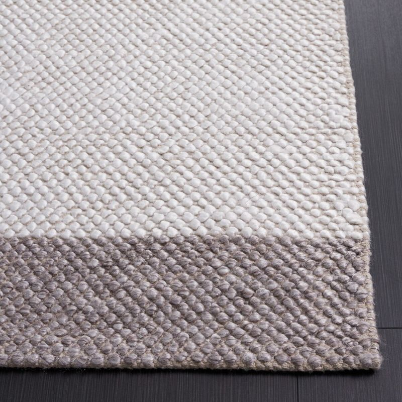Natura NAT324 Flat Weave Indoor Area Rug - Ivory/Brown - 4'x6' - Safavieh