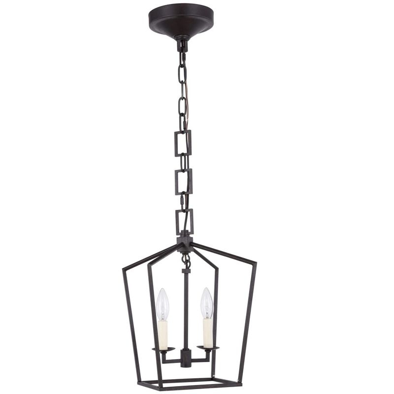 Elegant Lighting Denmark 2 light Golden Iron Pendant