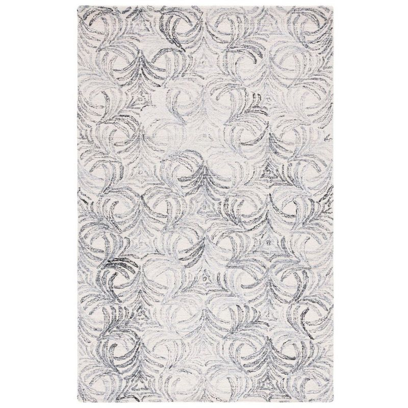 Jardin JAR728 Hand Tufted Accent Rug - Ivory/Grey - 3'x5' - Safavieh