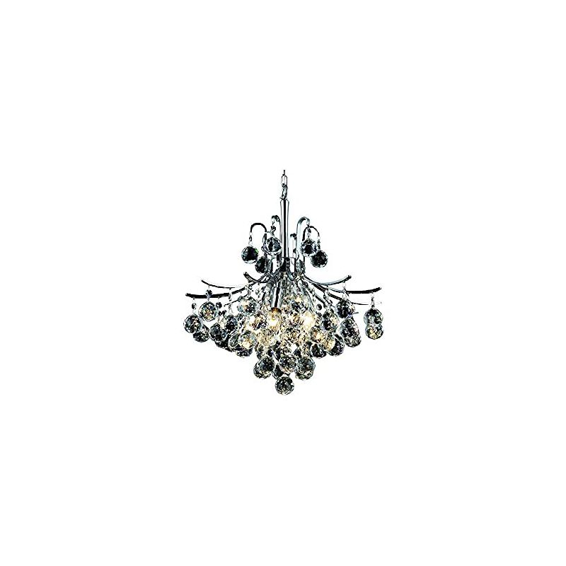 Elegant Lighting Toureg 6 light Chrome Pendant Clear Royal Cut Crystal