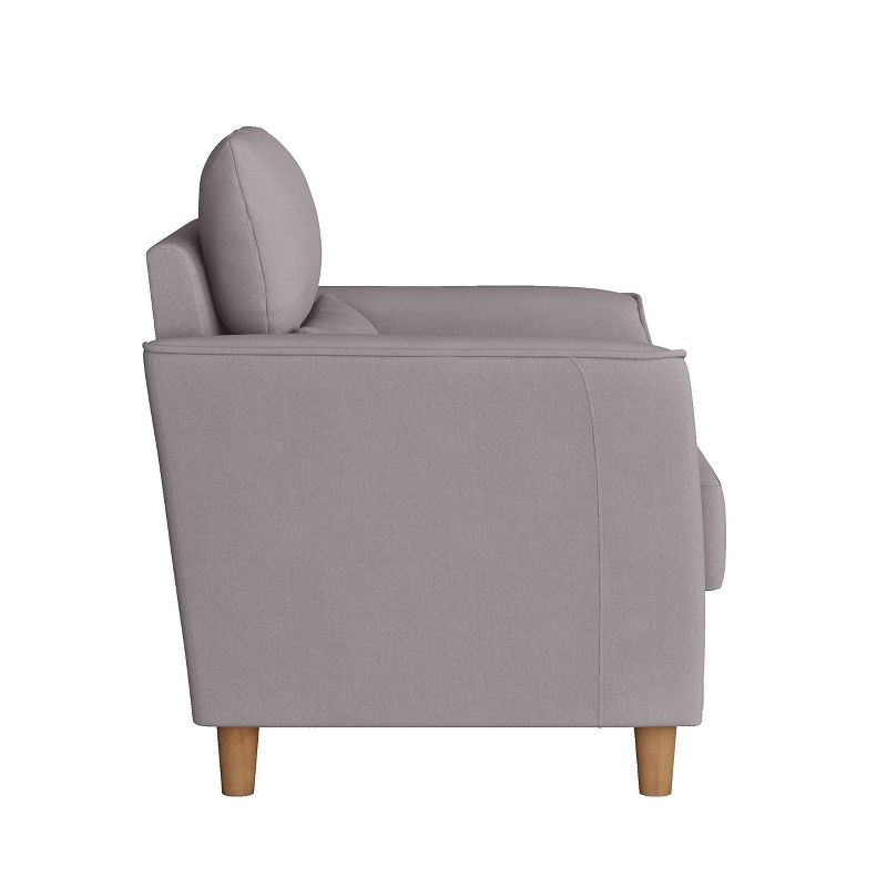 Georgia Upholstered Accent Armchair and a Half - CorLiving