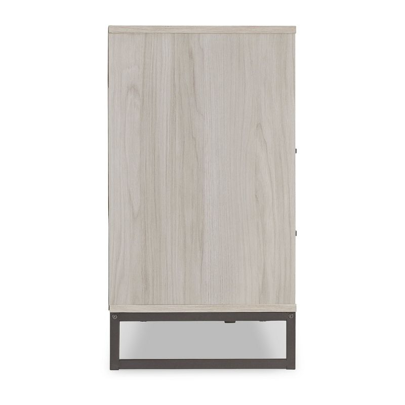 Signature Design by Ashley Contemporary Socalle 6 Drawer Dresser, Light Natural