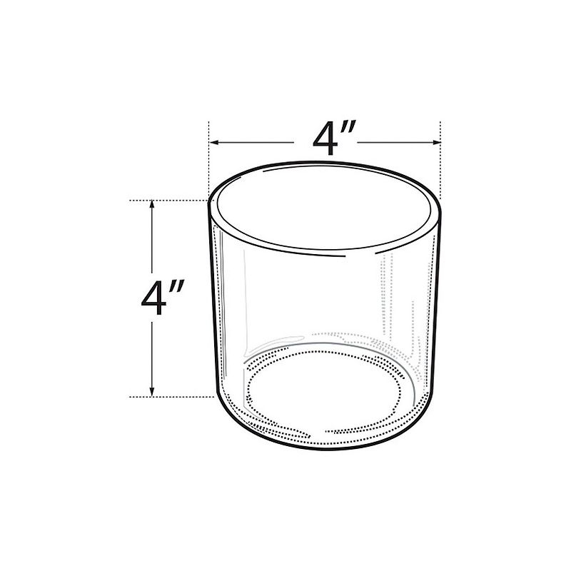 Azar Deluxe Pencil Holder Clear (556334)