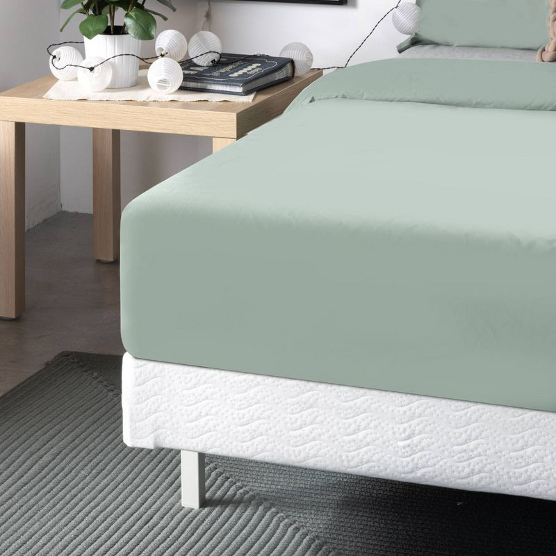 Twin 5" Metal Smart BoxSpring Mattress Base with Quick Assembly Gray - Zinus