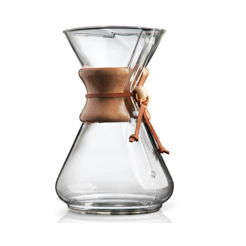 Chemex Pour-Over Glass Coffeemaker - Classic Series - 10-Cup - Exclusive Packaging