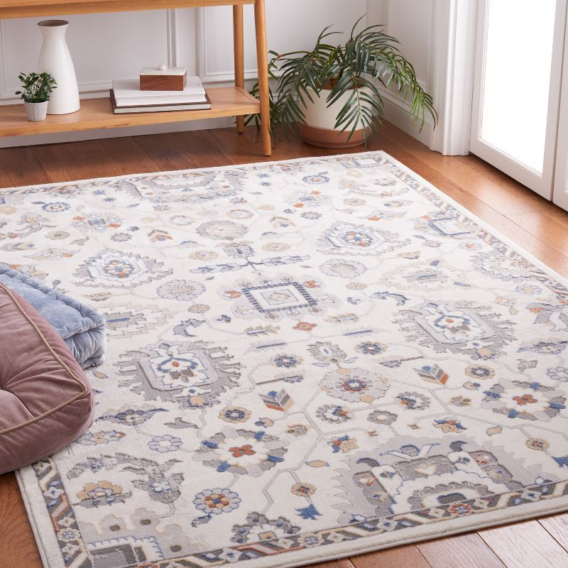 Eternal ETL226 Power Loomed Area Rug - Ivory/Gray - 8'x10' - Safavieh.