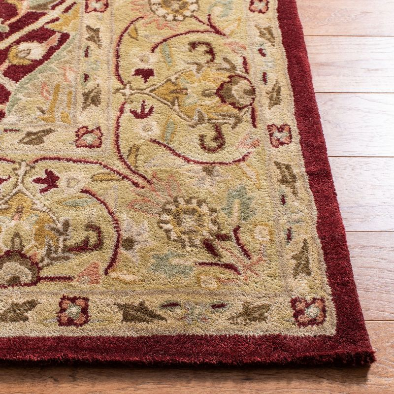 Persian Legend PL819 Hand Tufted Indoor Accent Rug - 2'6"x4' - Red/Gold - Safavieh