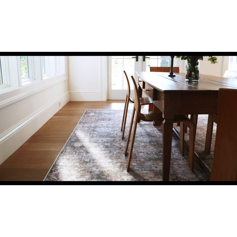 Nuloom Darby Persian Spill Proof Treated Pet Friendly Premium Machine Washable Area Rug, 5' x 8', Beige