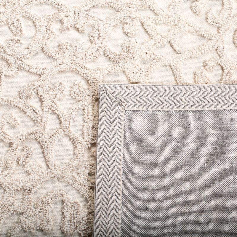 Trace TRC103 Hand Tufted Indoor Accent Rug - Camel/Ivory - 2'x5' - Safavieh