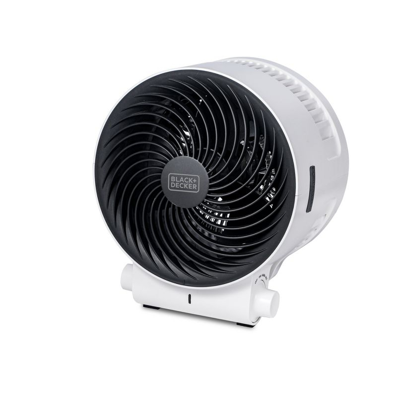 BLACK+DECKER BLACK+DECKER Dual Function Desktop Heater & Fan, 3 Settings, 750W/1500W Space Heate, White