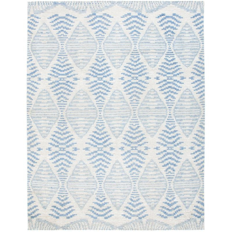 Kenya KNY175 Hand Knotted Area Rug - Light Blue/Ivory - 8'x10' - Safavieh