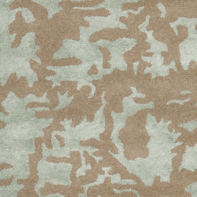 Soho SOH525 Hand Tufted Indoor Area Rug - Taupe/Light Blue - 5'x8' - Safavieh