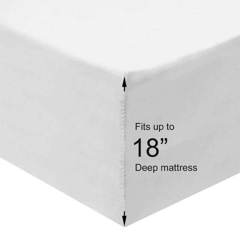 Egyptian Linens Easy Care Sheet Set - Solid 650 Thread Count Linen Twin