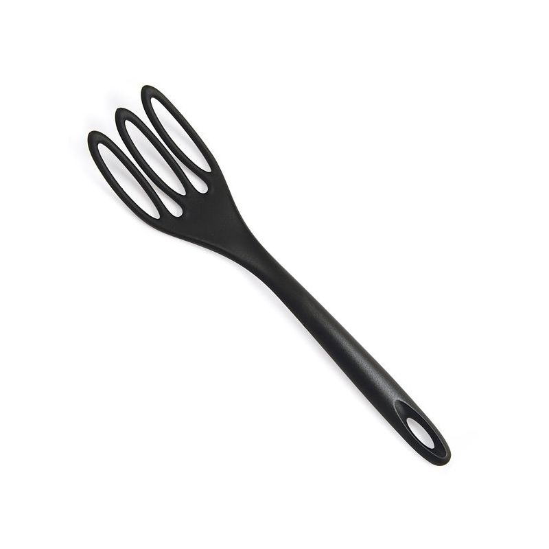 Norpro Grip-EZ Jumbo Fiskie Fork and Whisk Combo Kitchen Tool, Black