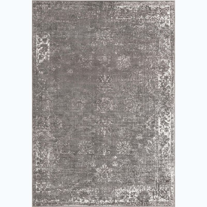 Unique Loom 7' 0 x 10' 0 Sofia Casino Dark Gray Area Rug