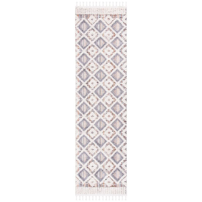 Marrakesh MRK523 Power Loomed Runner Rug - Grey/Multi - 2'2"x10' - Safavieh.