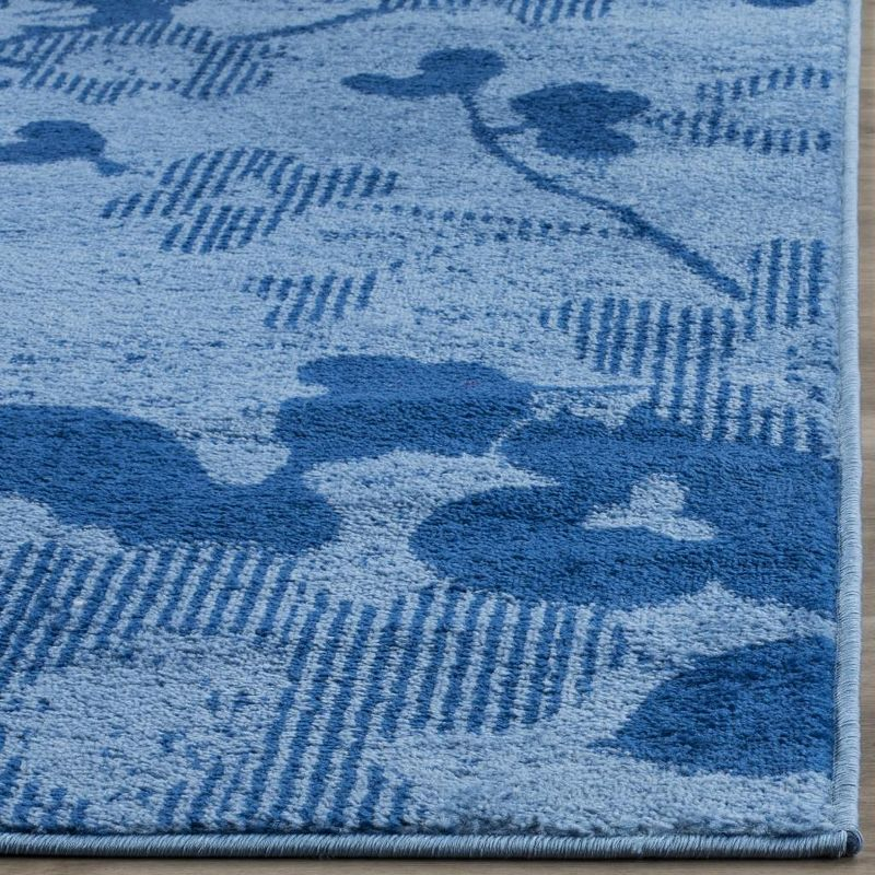 Adirondack ADR114 Machine Made Indoor Area Rug - Light Blue/Dark Blue - 5'-1"x7'-6" - Safavieh