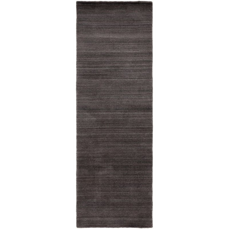 Himalaya HIM820 Handmade Runner Rug - 2'3"x6' - Charcoal - Safavieh