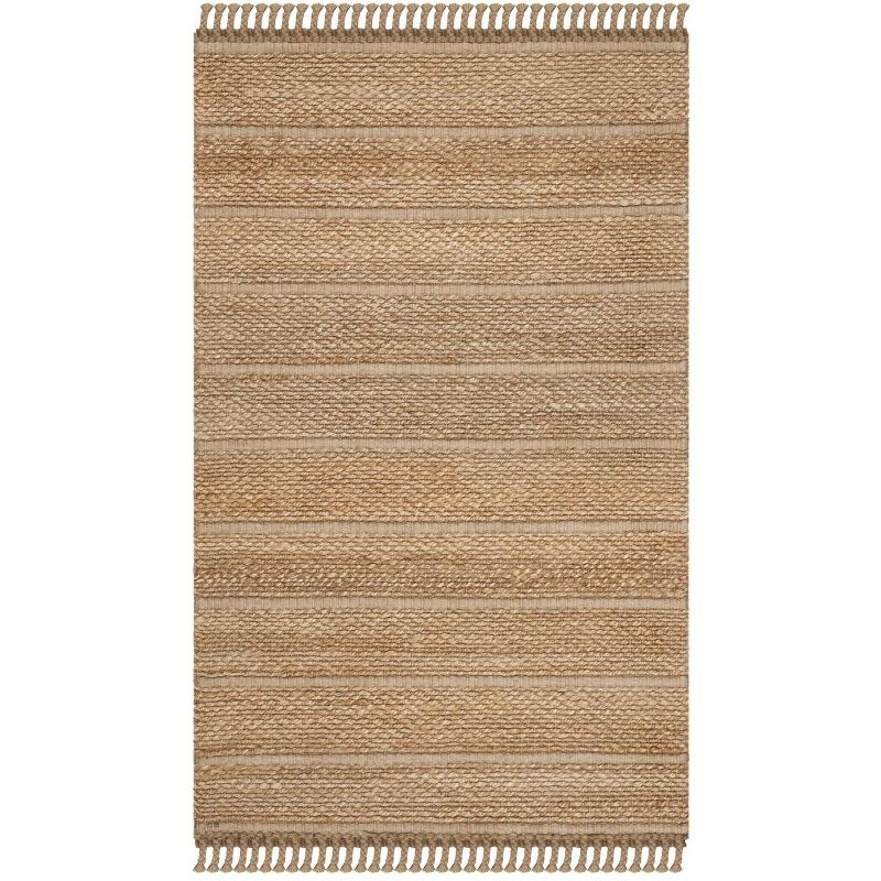 Natural Fiber NF550 Hand Woven Indoor Accent Rug - Natural/Light Grey - 2'x3' - Safavieh.