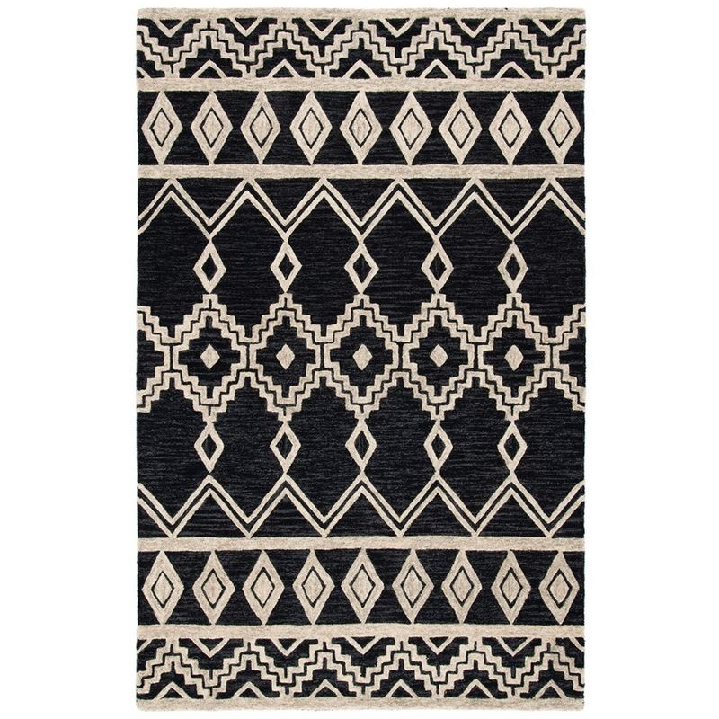 Union Rustic Abbegail Hand Tufted Wool Southwestern Rug